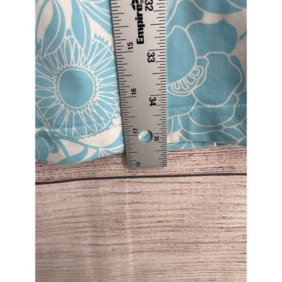 Title Nine Cirque De La Vie Performance‎ Dress Women's Small Blue Floral - Picture 7 of 7